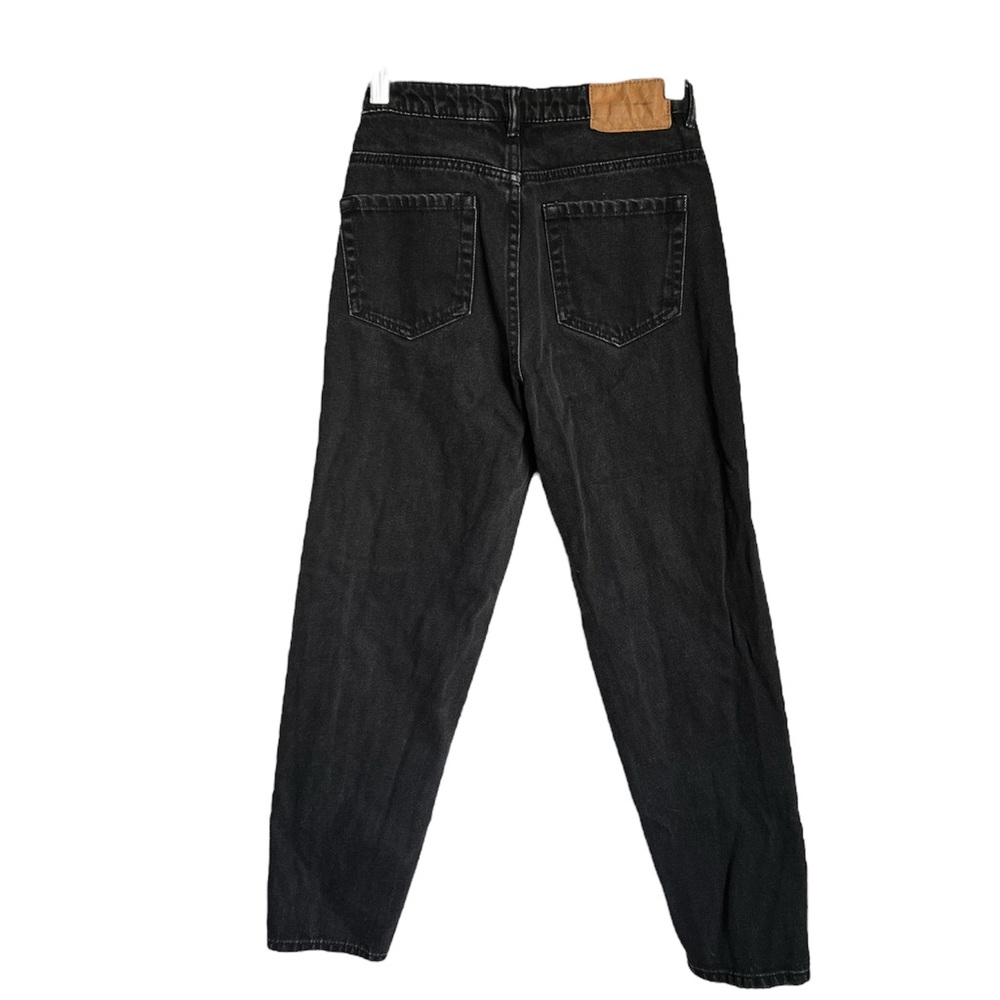 Zara High Waisted Mom Jeans | Black | Size 2